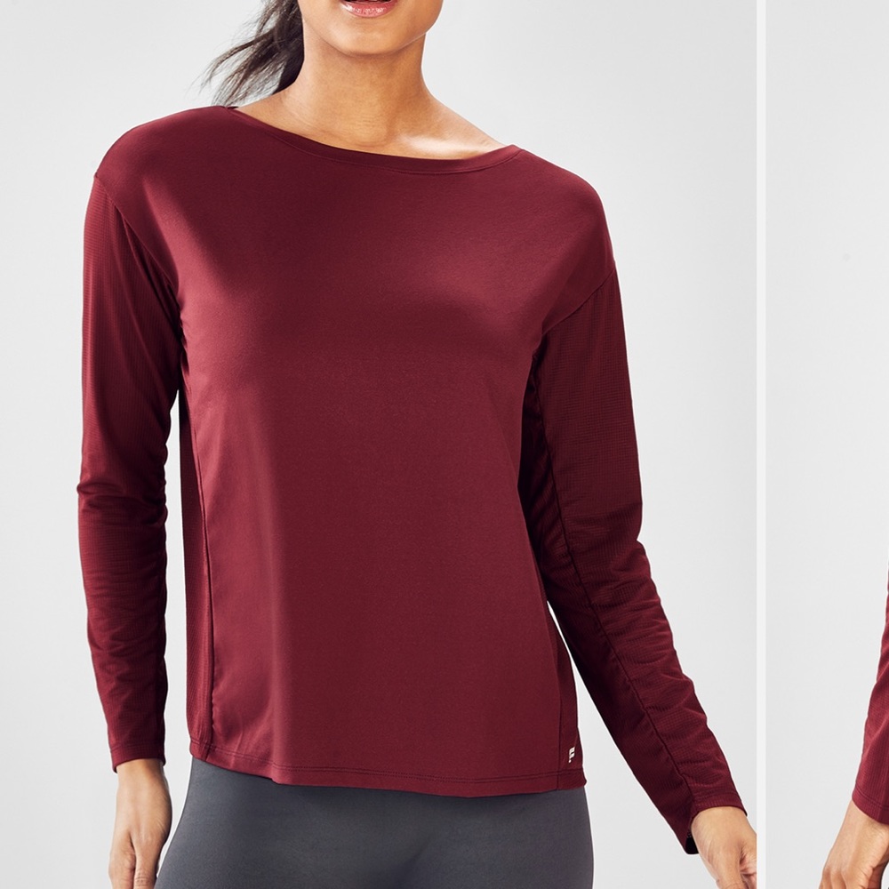 Fabletics Cinched Long-Sleeve Top